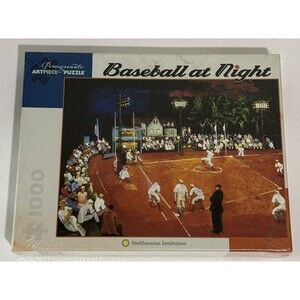 Morris Kantor Baseball At Night 1000 Smithsonian Institution Puzzle SEALED!